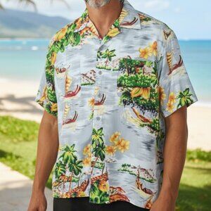 Hawaiian Button Down Casual Shirt